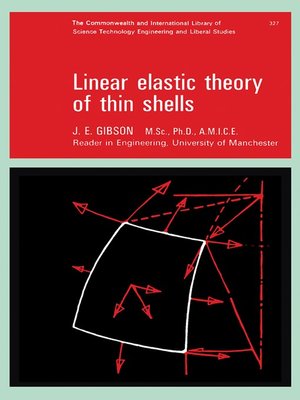 cover image of Linear Elastic Theory of Thin Shells